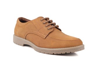 Leather Lace-Up Shoes -TR 2704 Tan